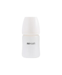 Bình sữa Thủy tinh tráng silicon Moyuum - 150ml - Kèm núm 1