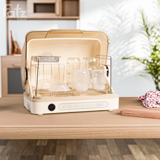 Máy úp bình sữa, bát đĩa, tiệt trùng UVC, sấy khô & bảo quản Fatzbaby Tidy 4